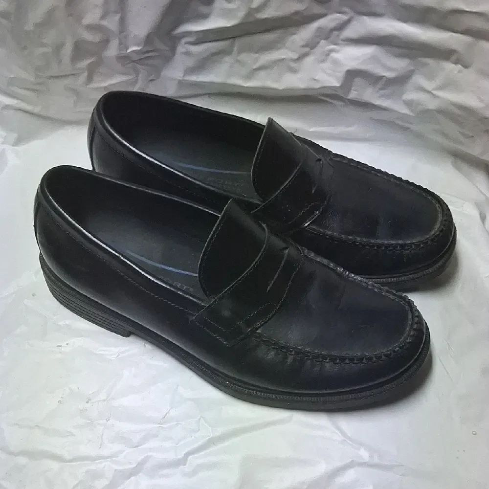 Rockport Black Leather Loafers